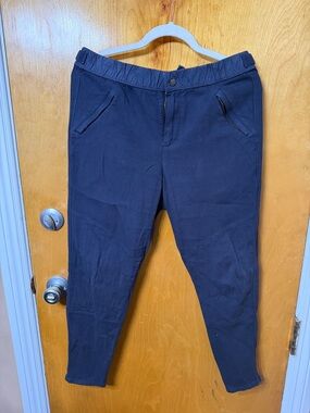 James Perse Men's Navy Stretch Jogger Pants
